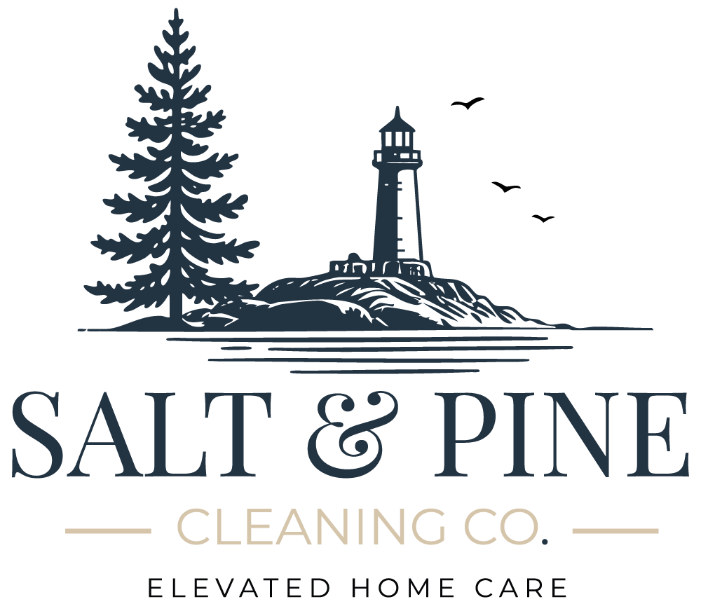 Salt and Pine Cleaning Logo